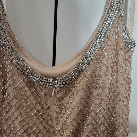 Mac Duggal Spaghetti Strap Column Gown - Picture 8 of 11